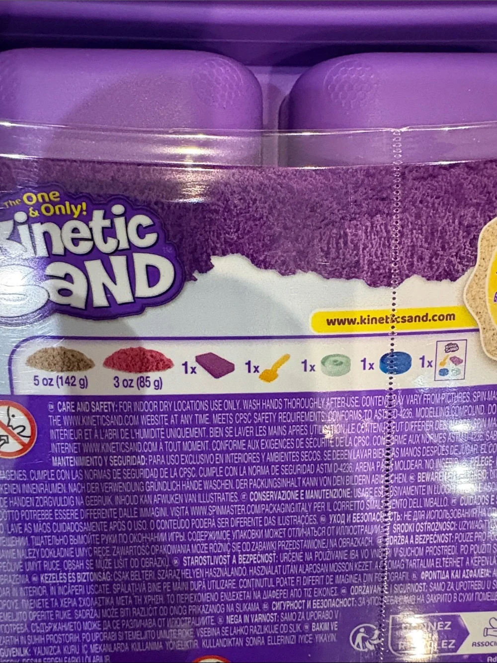 Cookie Box Kinetic Sand Playset